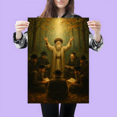 The Baal Shem Tov forest prayer circle poster 3