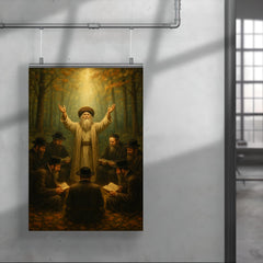 The Baal Shem Tov forest prayer circle poster 4