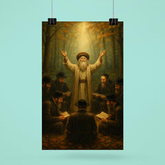 The Baal Shem Tov forest prayer circle poster 6
