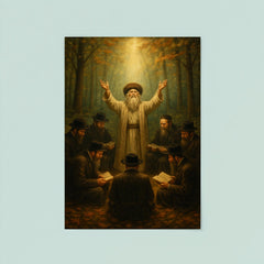 The Baal Shem Tov forest prayer circle poster 8