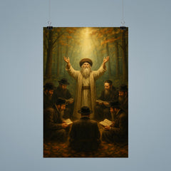 The Baal Shem Tov forest prayer circle poster 9
