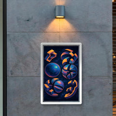 The Banach Tarski paradox illustrated with impossible spheres poster 2