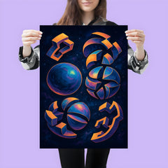 The Banach Tarski paradox illustrated with impossible spheres poster 3