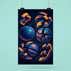 The Banach Tarski paradox illustrated with impossible spheres poster 6
