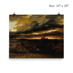 The Baptism of Clorinda by Francis Danby poster 2