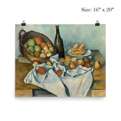 The Basket of Apples by Paul Cezanne poster 2
