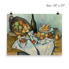 The Basket of Apples by Paul Cezanne poster 5