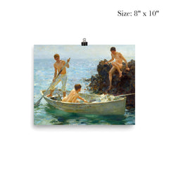 The Bathing Cove by Henry Tuke poster 4