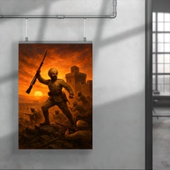 The Battle of Saragarhi final stand at sunset poster 4