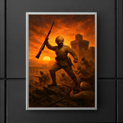 The Battle of Saragarhi final stand at sunset poster 5