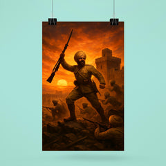 The Battle of Saragarhi final stand at sunset poster 6