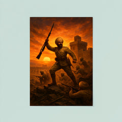 The Battle of Saragarhi final stand at sunset poster 8