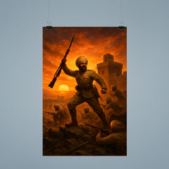 The Battle of Saragarhi final stand at sunset poster 9