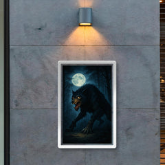 The Beast of Gevaudan in moonlit forest poster 2