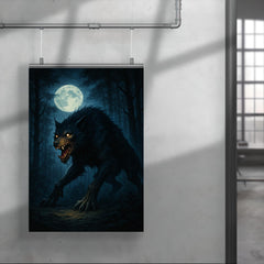 The Beast of Gevaudan in moonlit forest poster 4