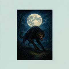 The Beast of Gevaudan moonlit hunt poster 8