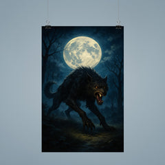 The Beast of Gevaudan moonlit hunt poster 9