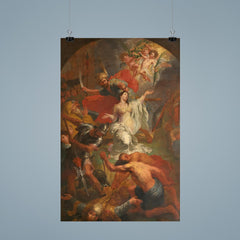 The Beheading of St Dymphna by Godfried Maes poster 9