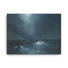 The Birth of Aphrodite by Ivan Konstantinovich Aivazovsky canvas print on a plain backdrop in size 18"x24".