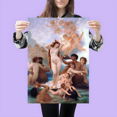 The Birth of Venus by William Bouguereau, 1879 poster 3