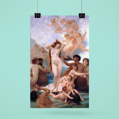 The Birth of Venus by William Bouguereau, 1879 poster 6