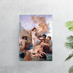 The Birth of Venus by William Bouguereau, 1879 poster 7