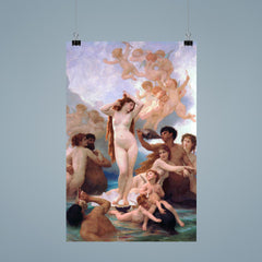 The Birth of Venus by William Bouguereau, 1879 poster 9