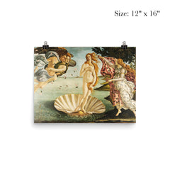 The Birth of Venus poster mockup 3