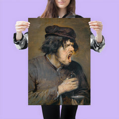 The Bitter Draught by Adriaen Brouwer, c. 1637 poster 3