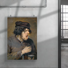The Bitter Draught by Adriaen Brouwer, c. 1637 poster 4