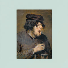 The Bitter Draught by Adriaen Brouwer, c. 1637 poster 8