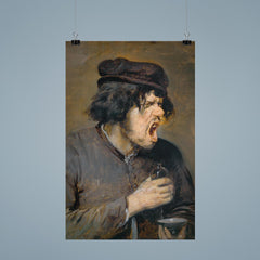 The Bitter Draught by Adriaen Brouwer, c. 1637 poster 9