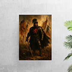 The Black Prince at Najera beneath torn banners poster 7