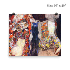 The Bride by Gustav Klimt poster 2