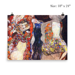 The Bride by Gustav Klimt poster 5