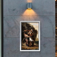 The Bride of Abydos by Eugène Delacroix, 1857 poster 2