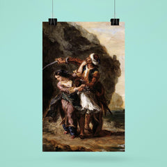 The Bride of Abydos by Eugène Delacroix, 1857 poster 6