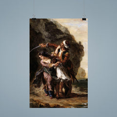The Bride of Abydos by Eugène Delacroix, 1857 poster 9