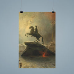 The Bronze Horseman by Henriette Louise Gudin poster 9