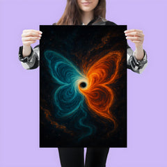 The butterfly effect hurricane from phase space poster 3