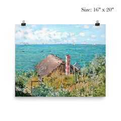 The Cabin at Saint-Adresse by Claude Monet, 1867 poster 2
