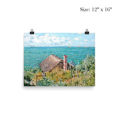 The Cabin at Saint-Adresse by Claude Monet, 1867 poster 3