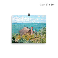 The Cabin at Saint-Adresse by Claude Monet, 1867 poster 4