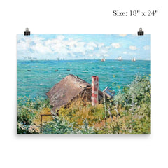 The Cabin at Saint-Adresse by Claude Monet, 1867 poster 5