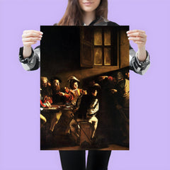 The Calling of Saint Matthew by Caravaggio, 1600 poster 3