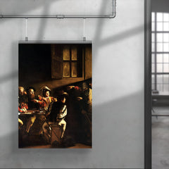 The Calling of Saint Matthew by Caravaggio, 1600 poster 4