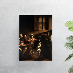 The Calling of Saint Matthew by Caravaggio, 1600 poster 7