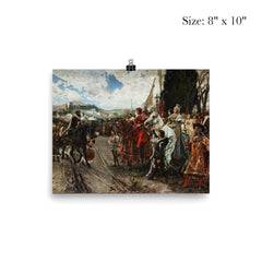 The Capitulation of Granada by Francisco Pradilla y Ortiz, 1882 poster 4