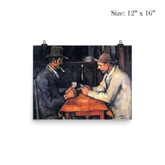 The Card Players by Paul Cezanne poster 3