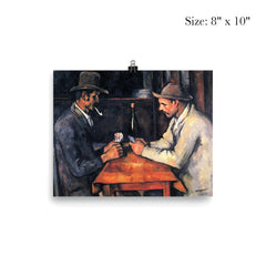 The Card Players by Paul Cezanne poster 4